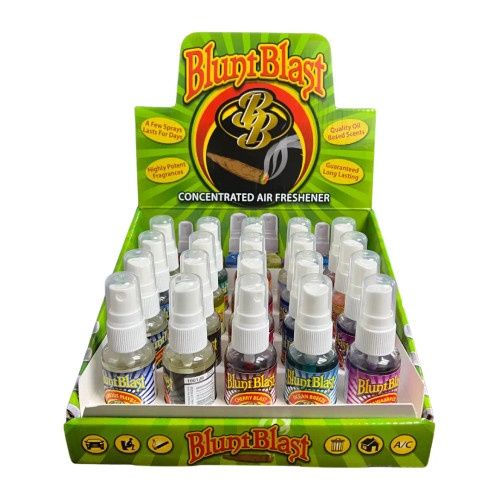 BLUNT BLAST SPRAY DISPLAY ASSORTED 20/CT