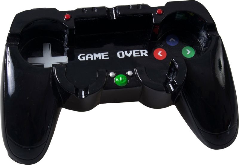 FUJIMA BLACK GAME REMOTE ASHTRAY 7-1/2''