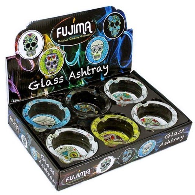 FUJIMA ASHTRAY SKULL DESIGN 6/CT