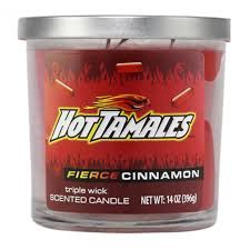 HOT TAMALES FIERCE CINNAMON CANDLE 14 OZ