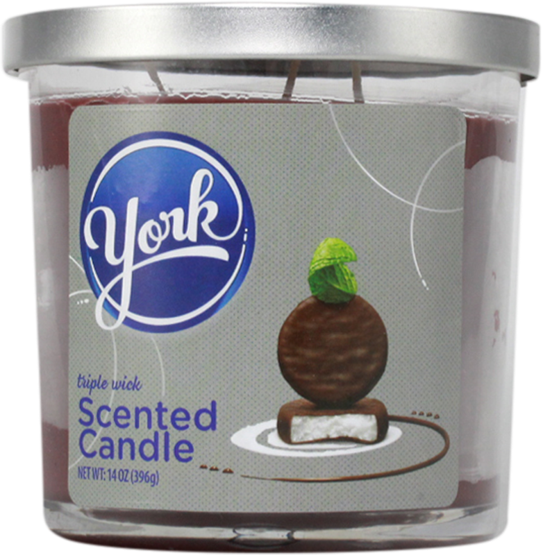 HOSTESS YORK TRIPLE WICK SCENTED CANDLE 14 OZ