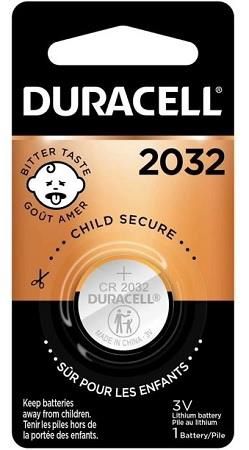 DURACELL LITHIUM COIN (1PK) #2032 6/CT