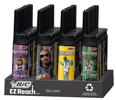 BIC LIGHTERS EZ REACH SNOOP DOGG 40/CT