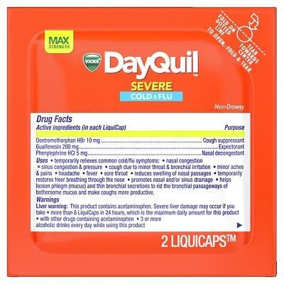 DAYQUIL SEVERE 2PK LIQUICAPS 32/CT