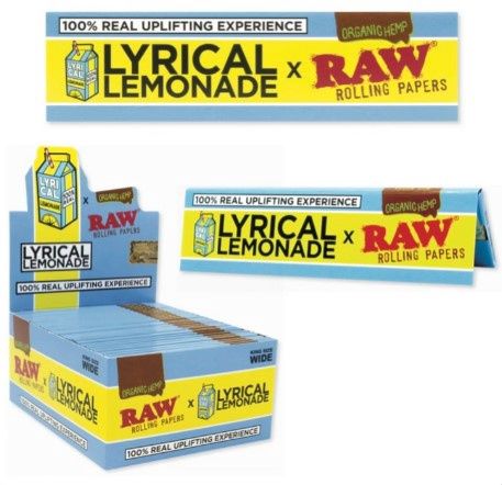 RAW X LYRICAL LEMONADE PAPERS KING SIZE WIDE 50/CT