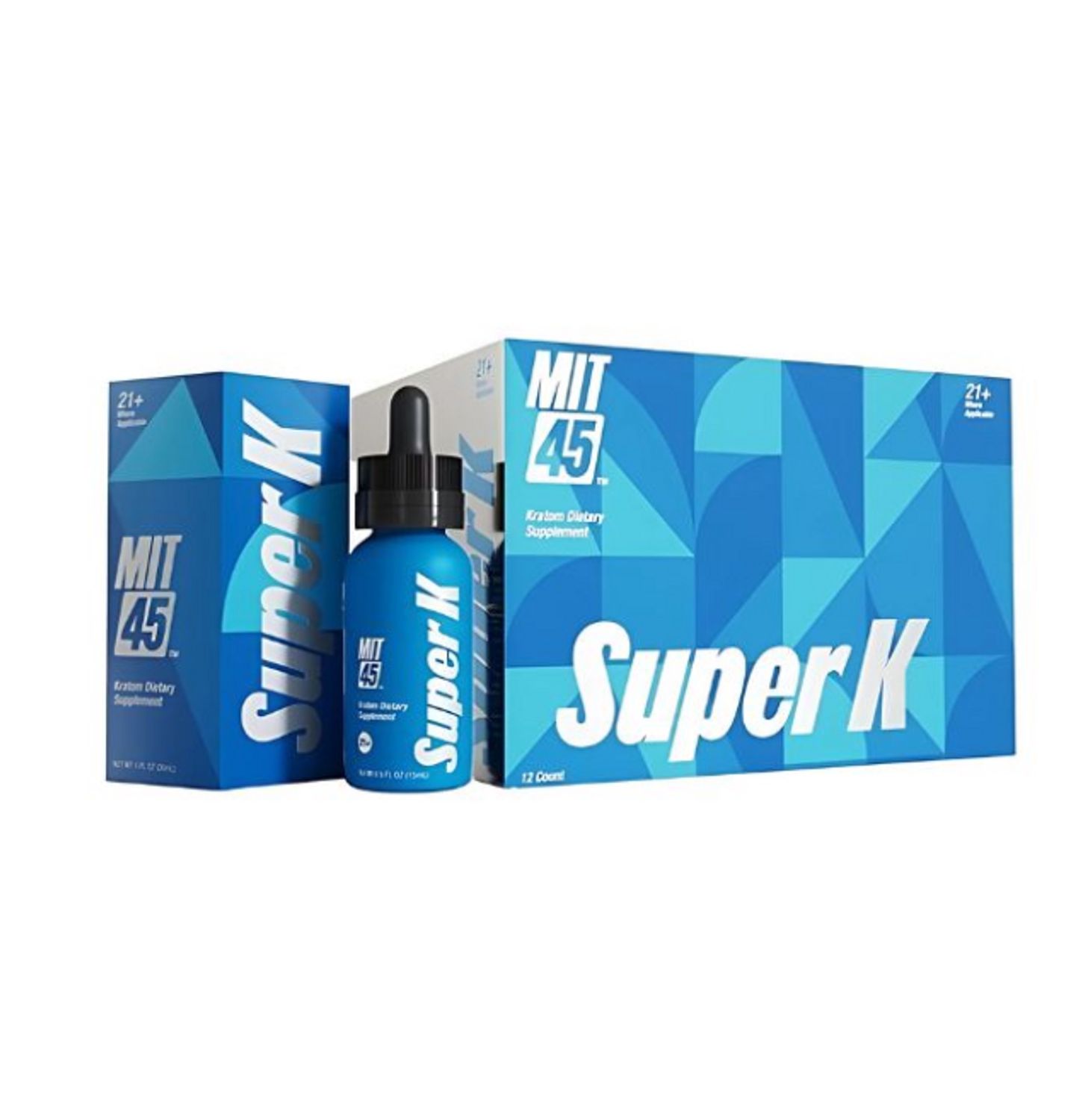MIT 45 SUPER K MITRAGYNA SPECIOSA KRATOM EXTRACT SHOTS 12/CT