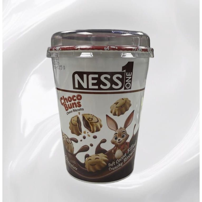 NESS ONE CHOCOLATE BISCUIT CUPS 125G
