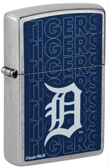 ZIPPO DETROIT TIGERS CHROME LIGHTER