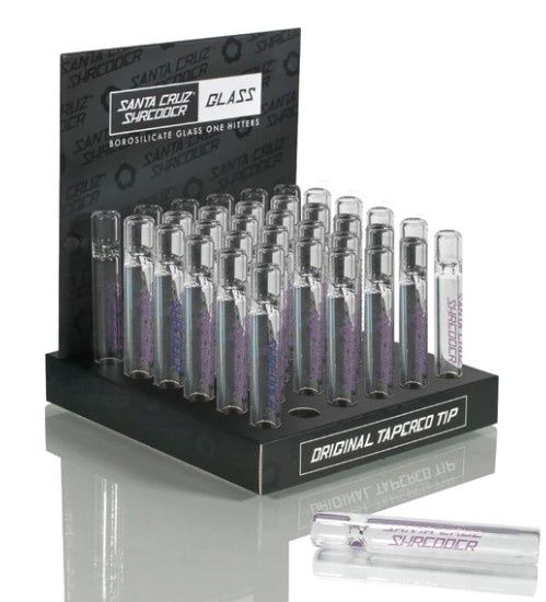SANTA CRUZ ONE HITTER ASSORTED COLORS 36/CT