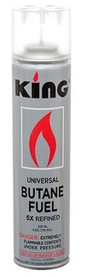 KING BUTANE FUEL 5X 6OZ 12/CT