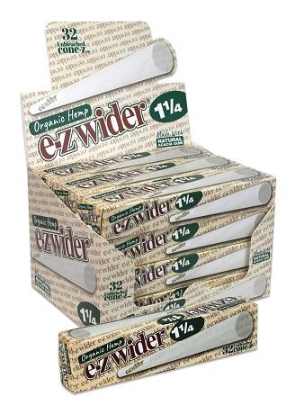 E-Z WIDER HEMP CONE 1 1/4 12/CT