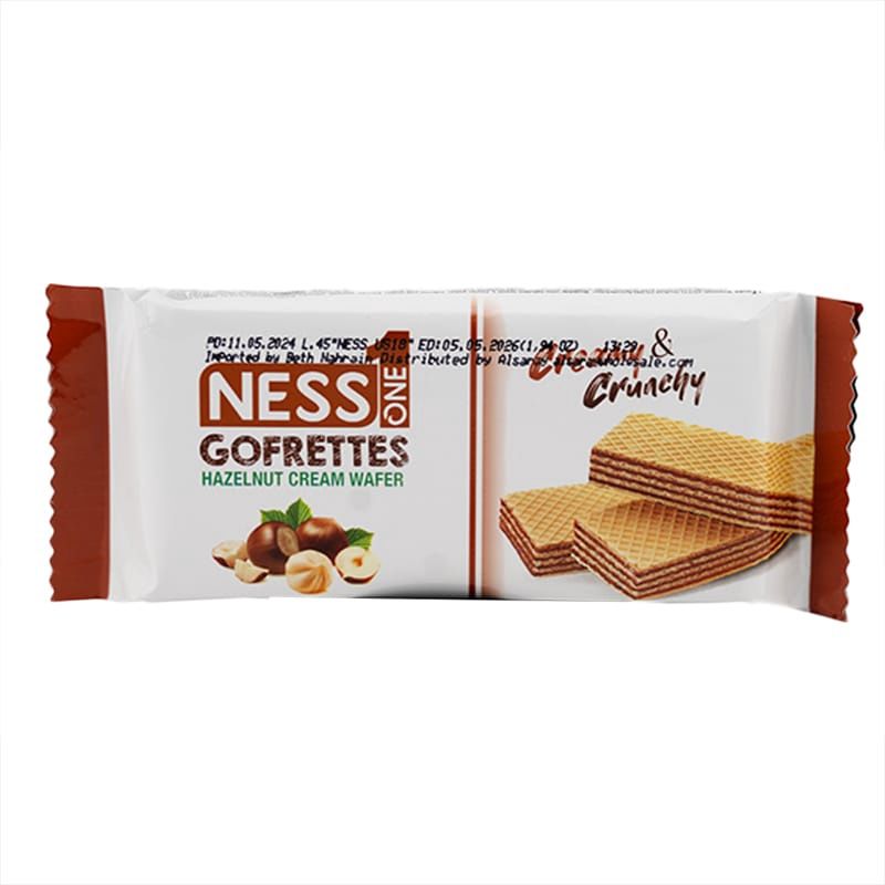NESS ONE HAZELNUT CREAM WAFER 55G 24/CT