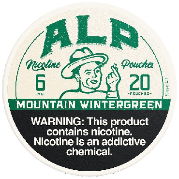 ALP MOUNTAIN WINTERGREEN 6MG 5/CT