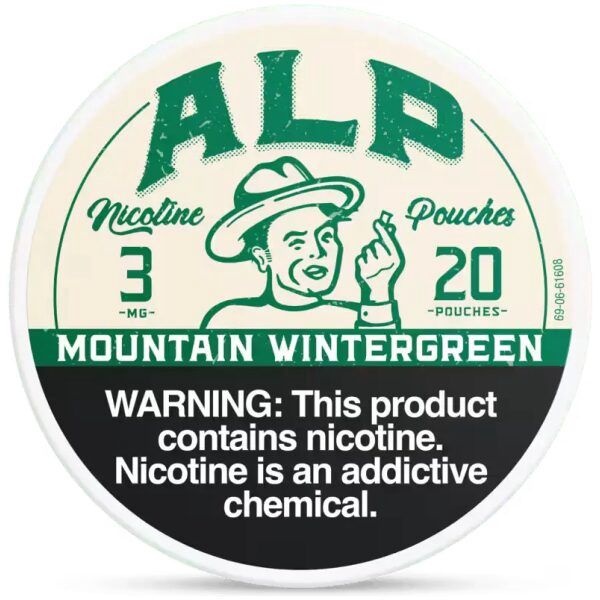 ALP MOUNTAIN WINTERGREEN 3MG 5/CT