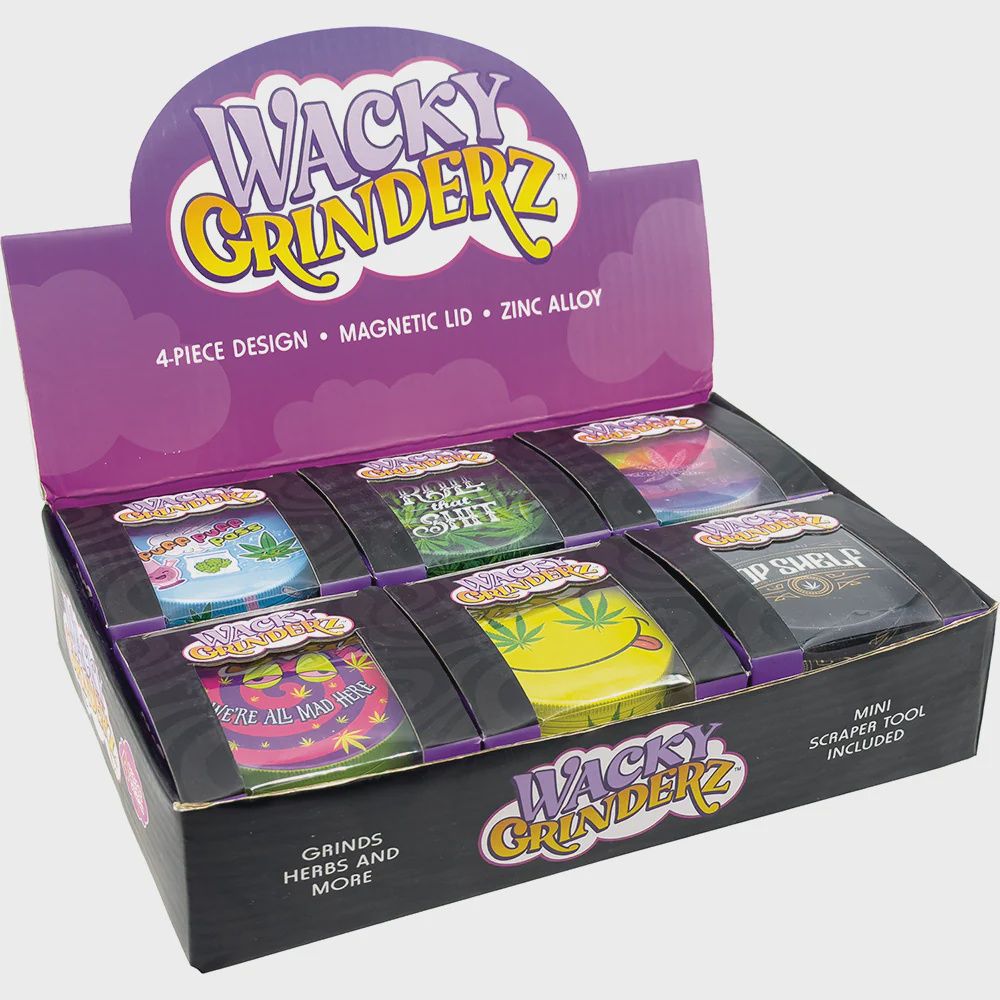 WACKY GRINDERS LEAF SET 63MM 4PC 6/CT {WG30}