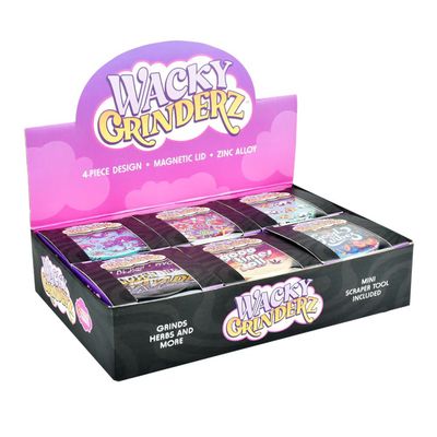 WACKY GRINDERS GOOD VIBES 63MM 4PC 6/CT {WG31}