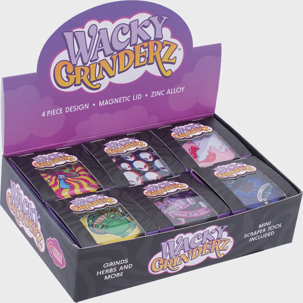 WACKY GRINDERS MIX 3 63MM 4PC 6/CT {WG32}
