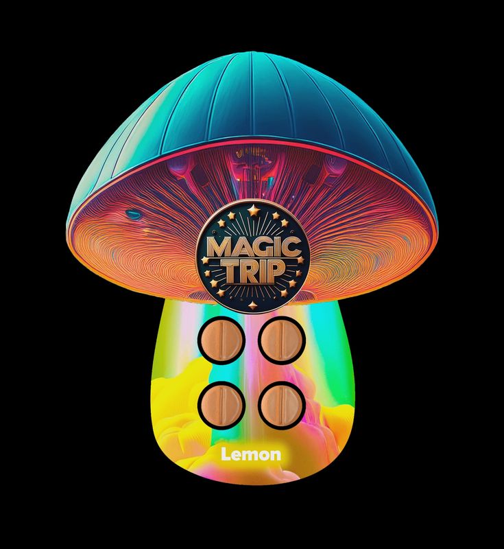 MAGIC TRIP 10MG LEMON MUSHROOM TABS 4PK 10/CT