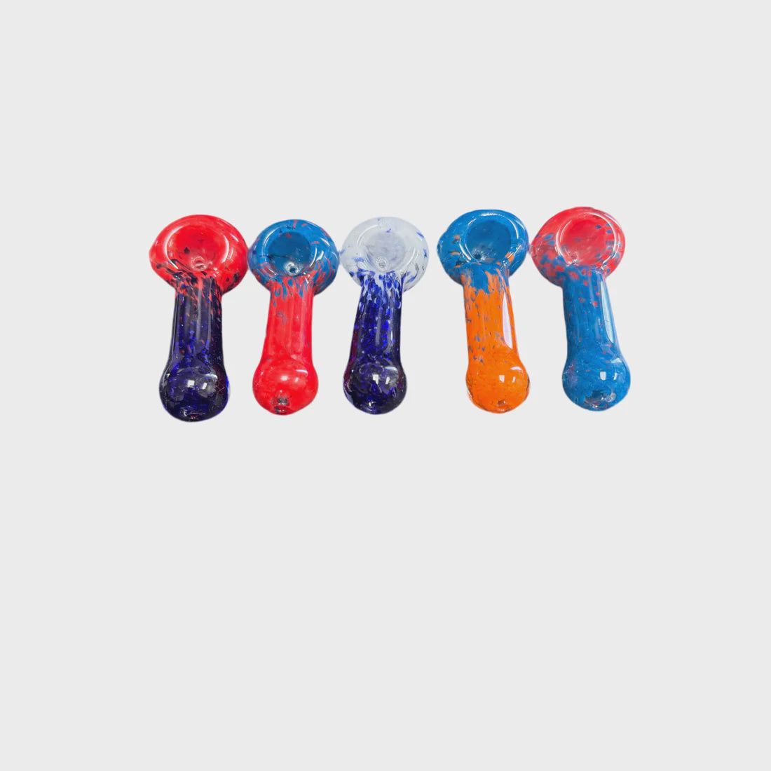 HAND PIPES 3&#39;&#39; DOUBLE FRIT 5/CT {NGJ1512}
