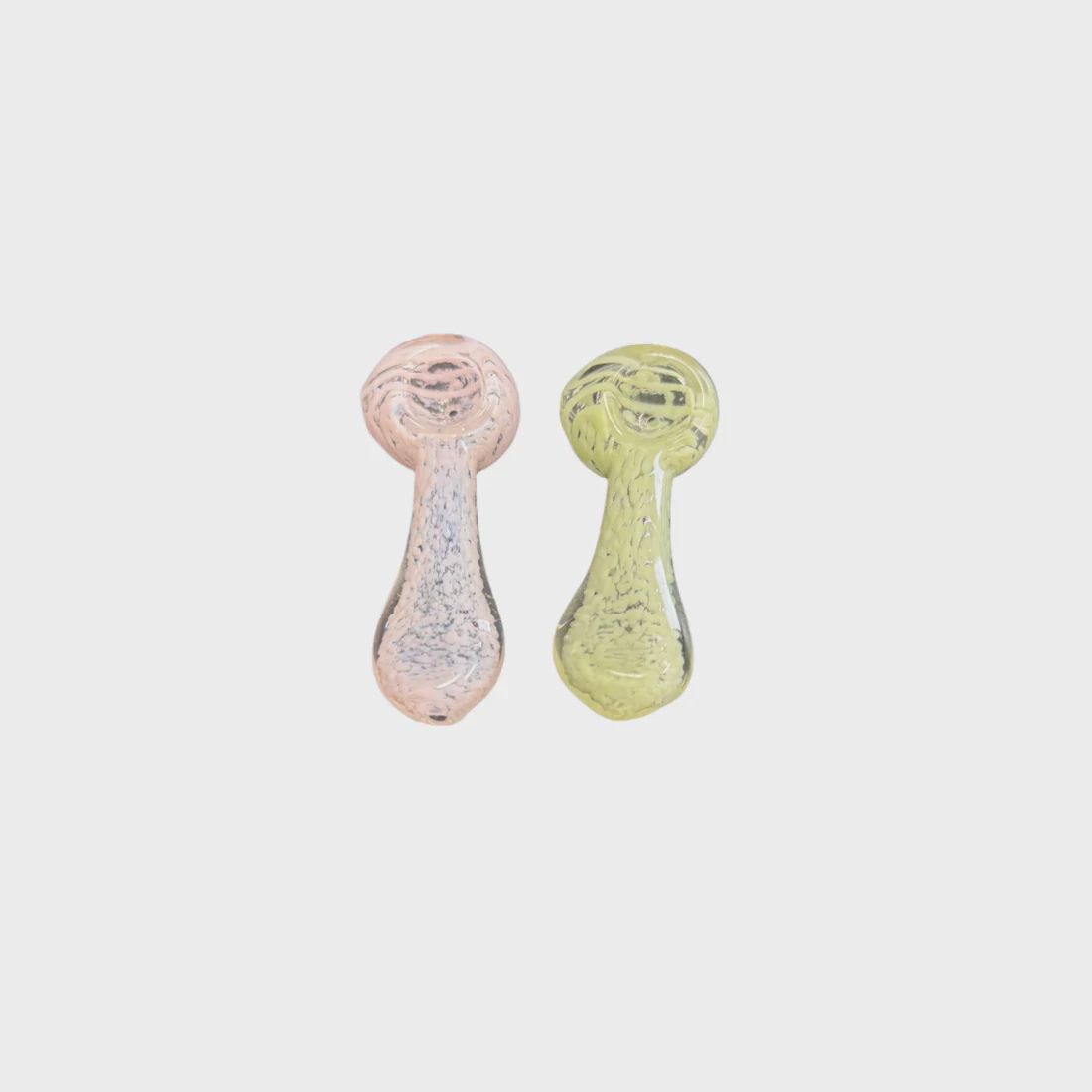 HAND PIPES 3&#39;&#39; SLIME COLOR FRIT ART 7/CT {B337}