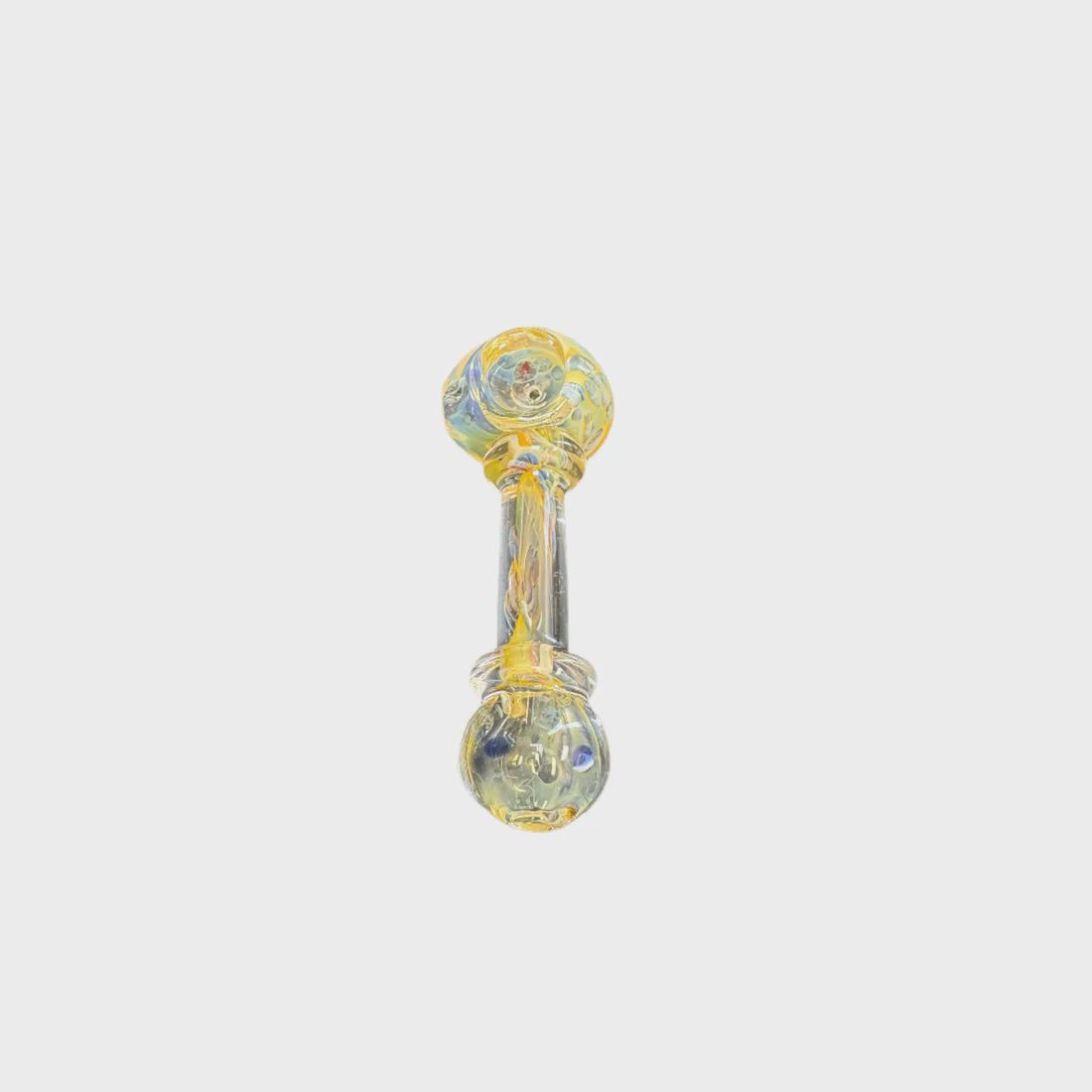 HAND PIPES LITTLE FRIT DOUBLE RIM 4/CT {TR9089}