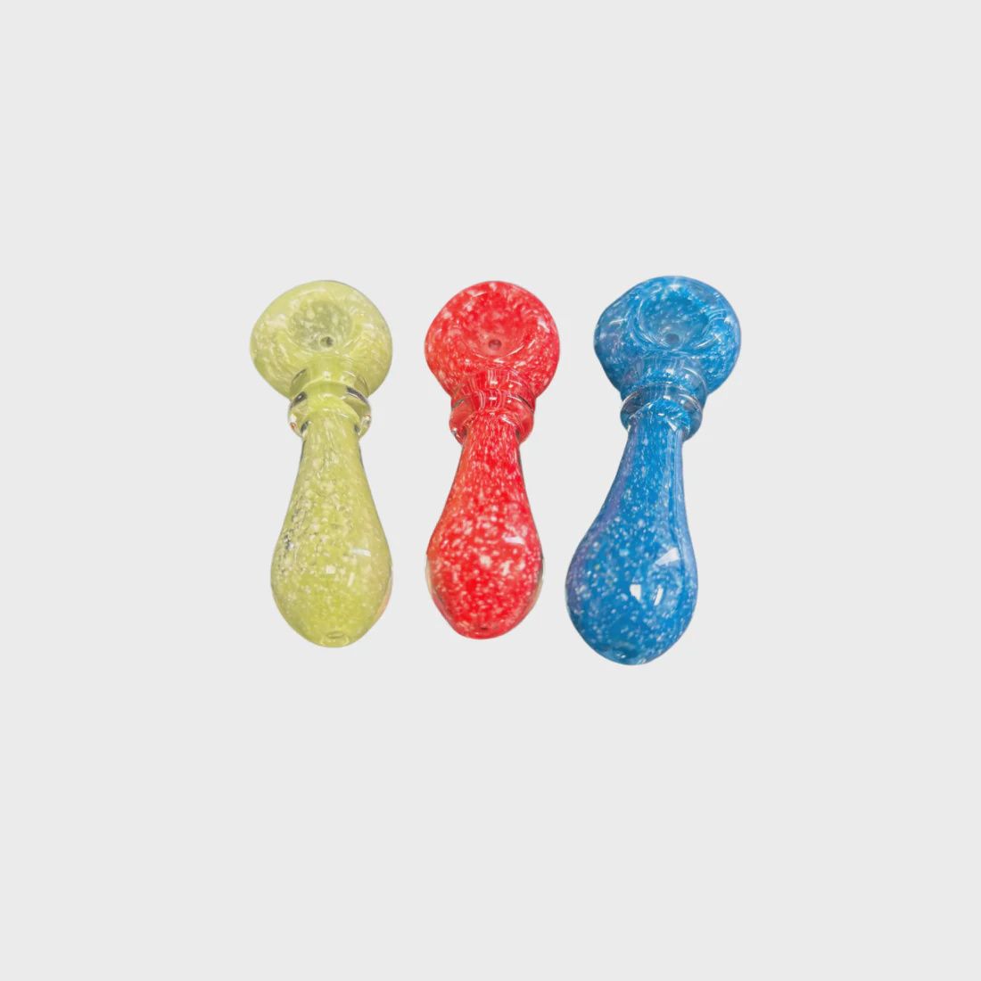 HAND PIPES 3&#39;&#39; RASTA TRAP SPOON 7/CT {TR9028}