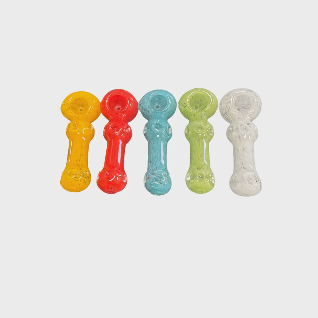 HAND PIPES 3.5&#39;&#39; SPOONS W/PATTERNS 5/CT {NGJ1509}