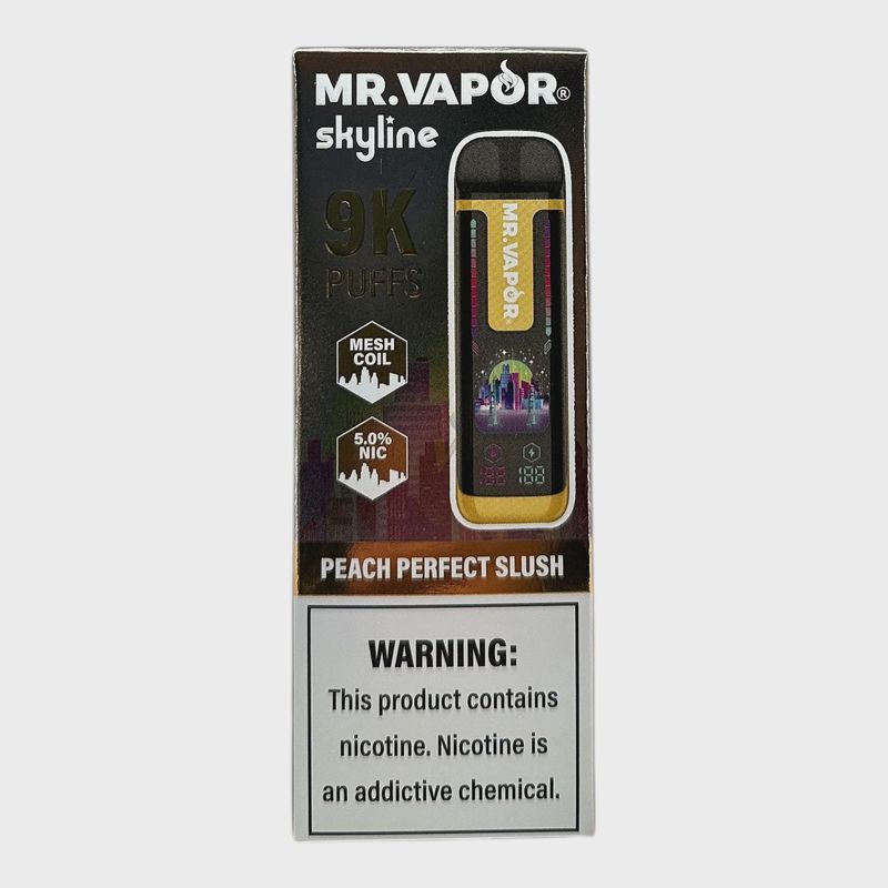 MR VAPOR SKYLINE 5% PERFECT PEACH SLUSH 5/CT