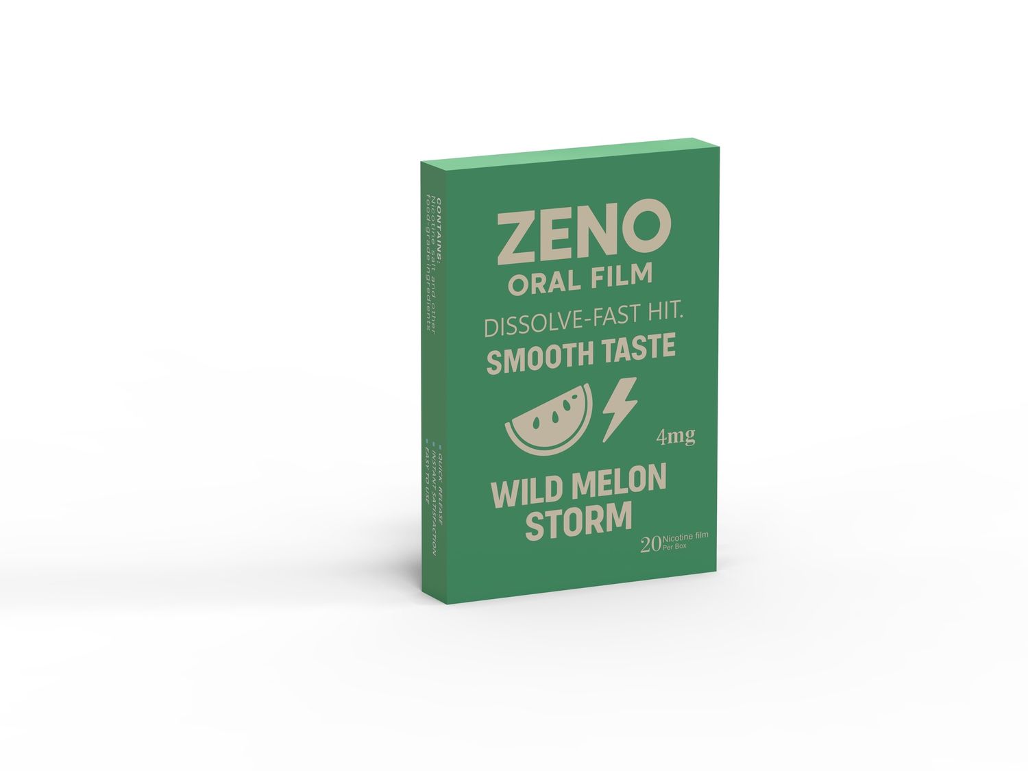 ZENO ORAL FILM WILD MELO STORM 4MG 20 FILMS 10/CT
