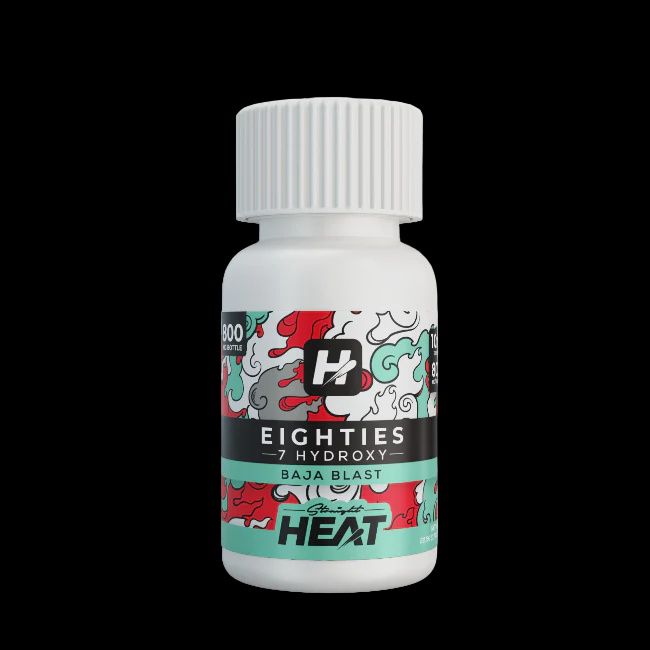 STRAIGHT HEAT BAJA BLAST 80MG 7-OH TABS 10PK 1/CT
