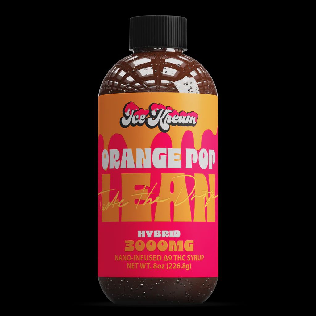 ICE KREAM 3000MG SYRUP LEAN ORANGE POP (H) 8OZ