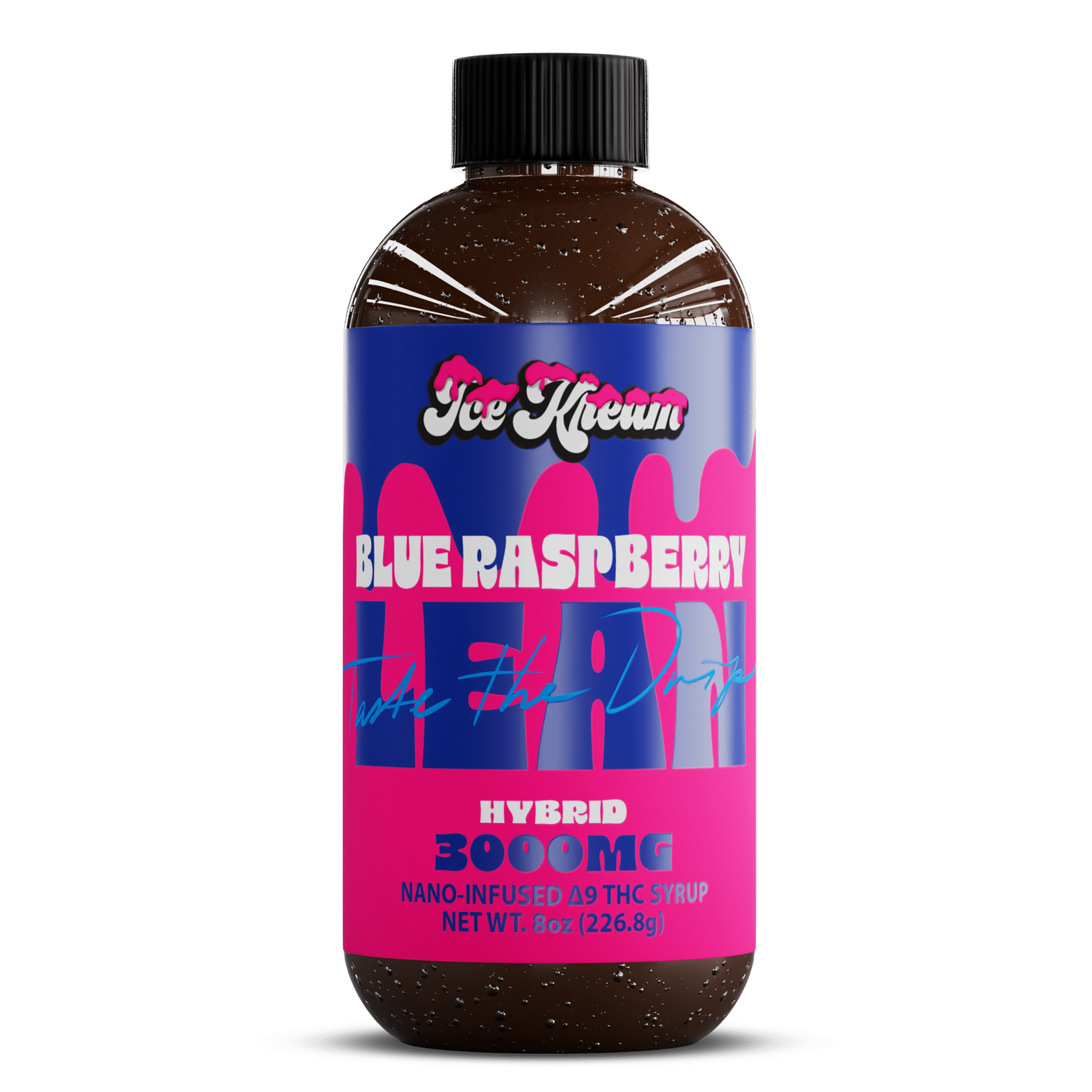 ICE KREAM 3000MG SYRUP LEAN BLUE RASPBERRY (H) 8OZ