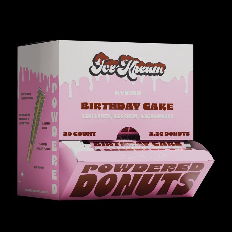 ICE KREAM BIRTHDAY CAKE (H) 2.25G PRE ROLL POWDER DONUTS 20/CT