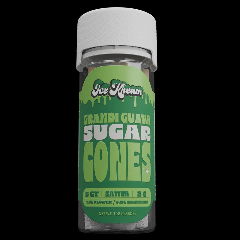 ICE KREAM GRANDI GUAVA (S) 2G PRE ROLL 5 SUGAR CONE