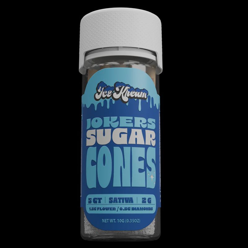 ICE KREAM JOKERZ (S) 2G PRE ROLL 5 SUGAR CONE