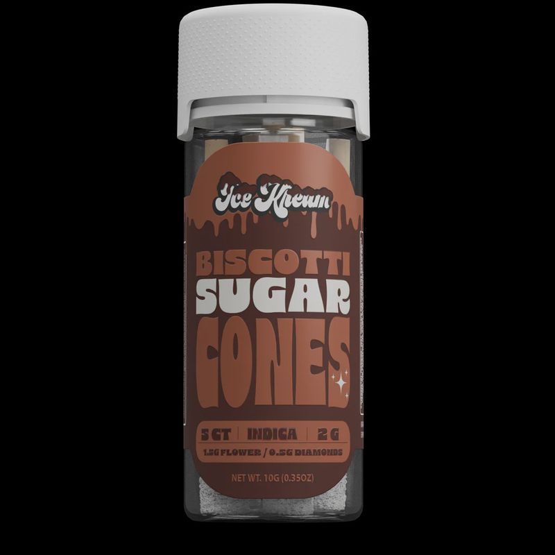 ICE KREAM BISCOTTI (I) 2G PRE ROLL 5 SUGAR CONE