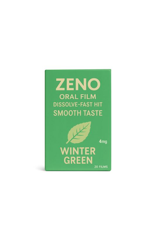 ZENO ORAL FILM WINTERGREEN 4MG 20 FILMS 10/CT