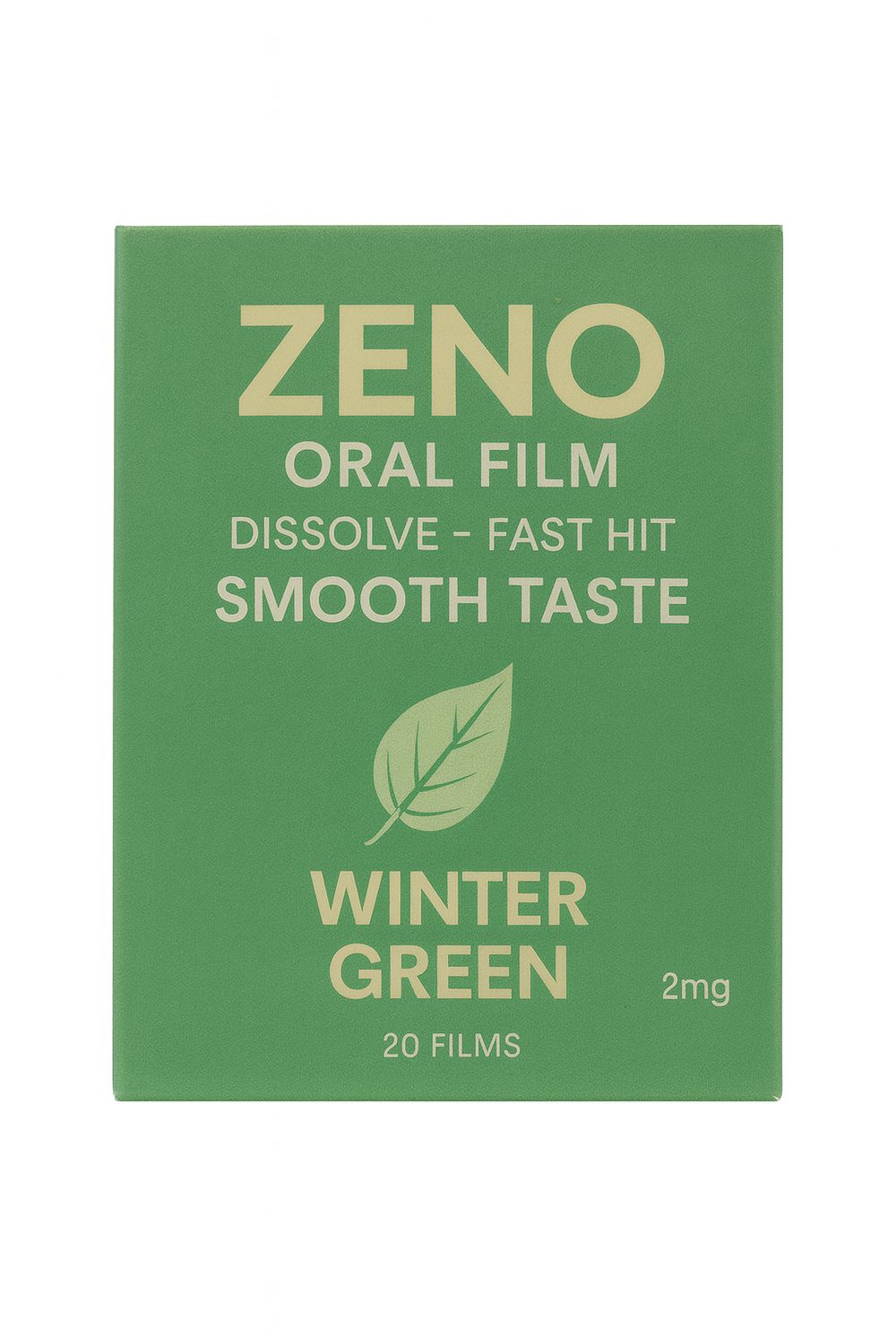 ZENO ORAL FILM WINTERGREEN 2MG 20 FILMS 10/CT