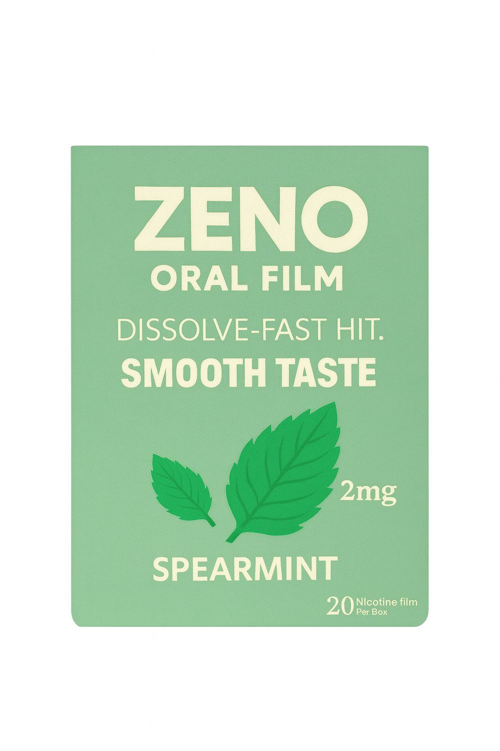 ZENO ORAL FILM SPEARMINT 2MG 20 FILMS 10/CT