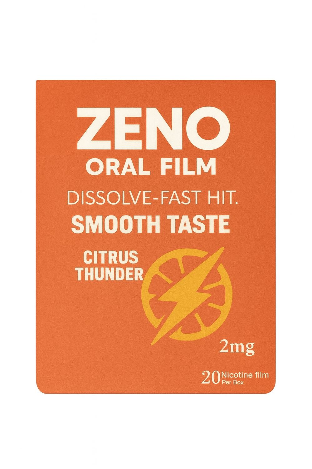 ZENO ORAL FILM CITRUS THUDER 2MG 20 FILMS 10/CT