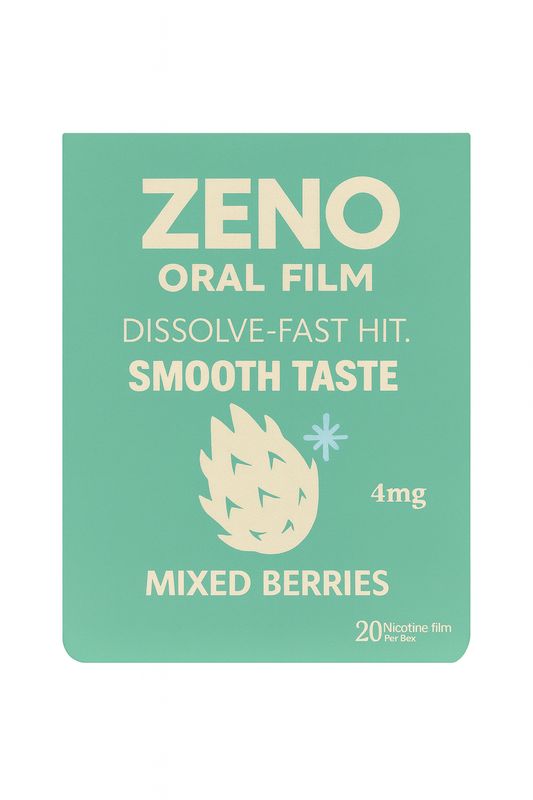 ZENO ORAL FILM MIXED BERRIES 4MG 20 FILMS 10/CT
