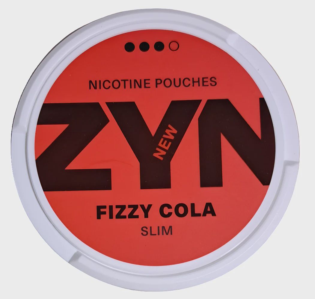 EURO ZYN 9MG FIZZY COLA 3 DOTS NICOTINE POUCHES 5/CT