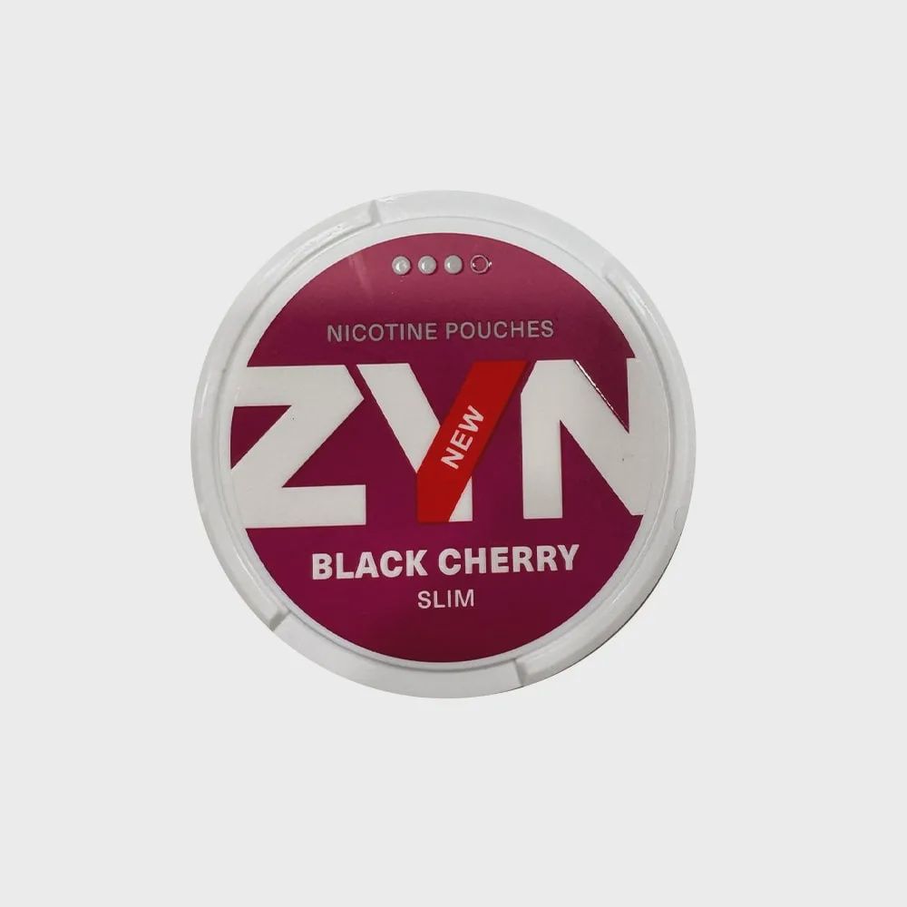 EURO ZYN 9MG BLACK CHERRY 3 DOTS SLIM NICOTINE POUCHES 5/CT