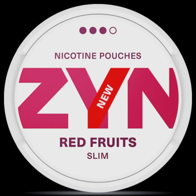 EURO ZYN 9MG RED FRUITS 3 DOTS SLIM NICOTINE POUCHES 5/CT