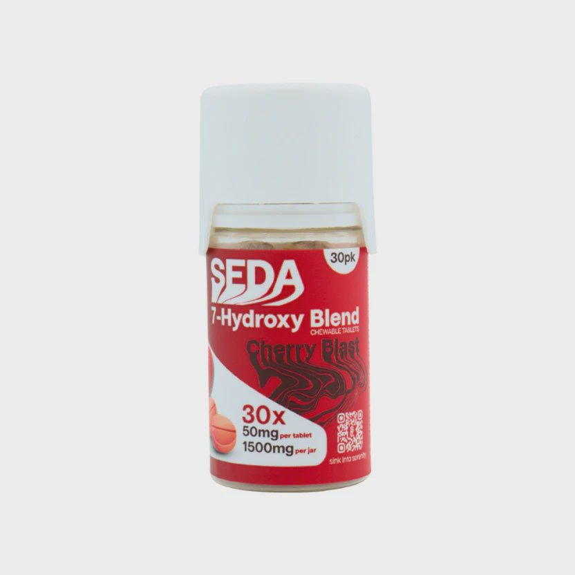 SEDA CHERRY BLAST 50MG 7-OH TABS - 30/CT TABLET JARS