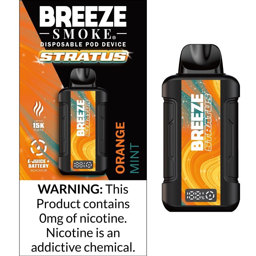 BREEZE STRATUS - ORANGE MINT 5/CT
