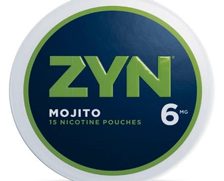 ZYN NICOTINE POUCHES 6MG MOJITO 5/CT