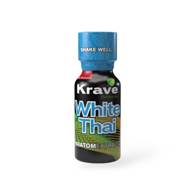 KRAVE KRATOM EXTRACT SHOT WHITE THAI 12/CT