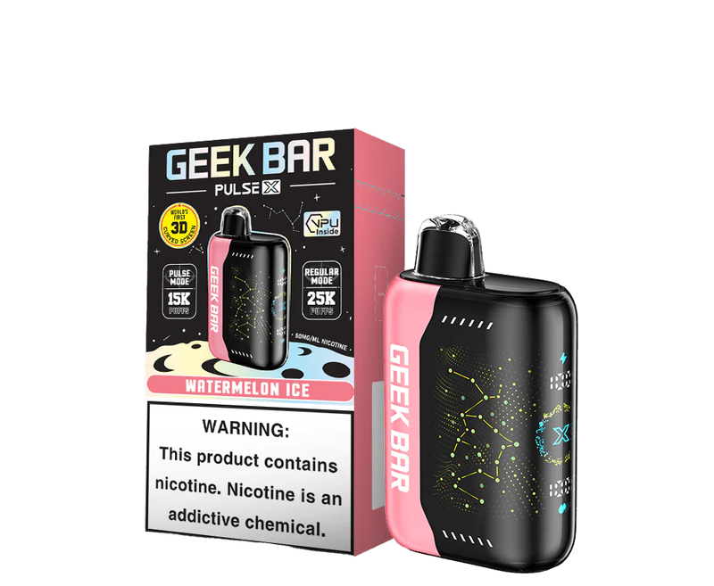 GEEK BAR PULSE X 5% WATERMELON ICE 5/CT