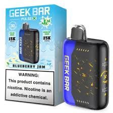 GEEK BAR PULSE X 5% BLUEBERRY JAM EDITION 5/CT
